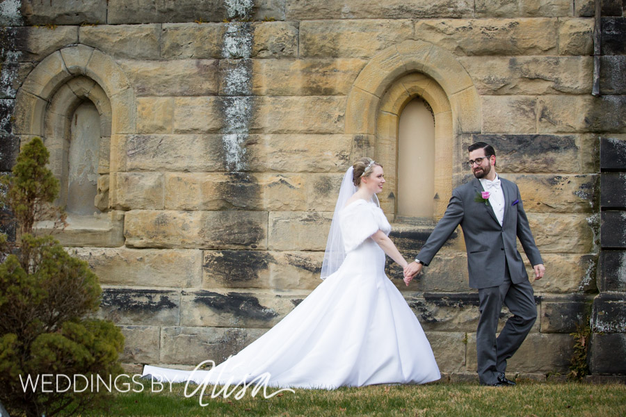 Winter Wedding Portraits Pittsburgh