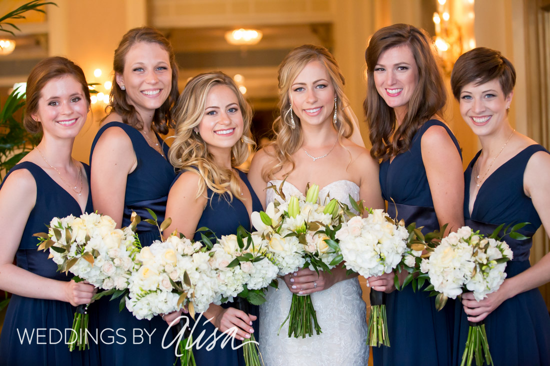 Bridesmaids Pics at Omni William Penn